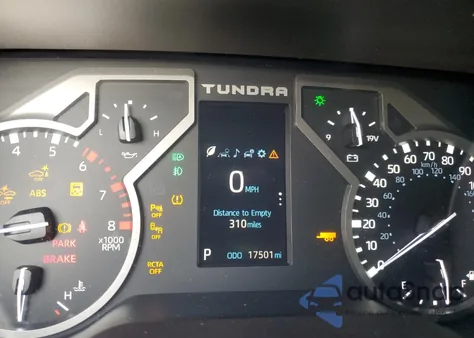 2024 Toyota Tundra Crewmax Sr из США, поврежденный, VIN 5TFLA5DB7RX217603